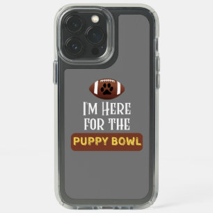 I'm Here For The Puppy Bowl Funny Dog Speck iPhone 13 Pro Max Case