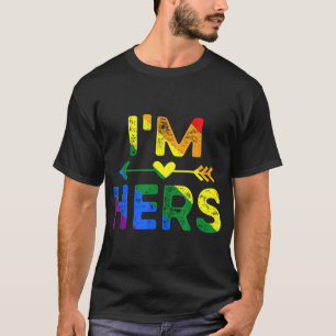 I'M Hers She'S Mine Matching Lgbt Pride Lesbian T-Shirt