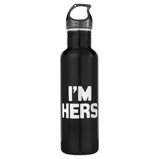 I'M HERS STAINLESS STEEL WATER BOTTLE (Front)