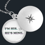 I'm His and He's Mine Locket Necklace<br><div class="desc">Tell the world you belong only to each other with this vintage-inspired design.</div>