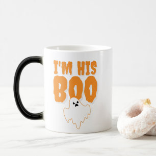I'm His Boo Funny Ghost Halloween Color Morph Mug