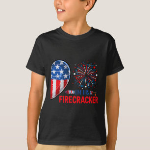 I'm His Firecracker 4th July Funny Couple Costume  T-Shirt
