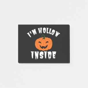 I'm Hollow Inside Pumkin Jack O Lantern Post-it Notes