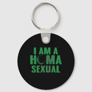 I'm Homa Ual Golf Lover Club And Ball Sport Keychain