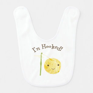 I'm Hooked Baby Bib