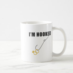 I'm Hooked Engagement Ring Marriage Proposal Fishi Coffee Mug