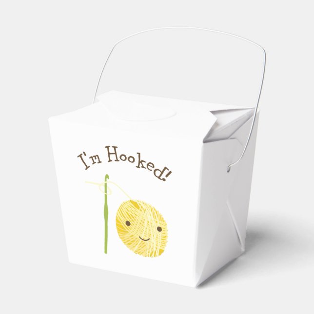 I'm Hooked Favor Boxes (Front Side)