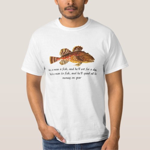 Im Hooked T_Shirt with a Fish and Funny Pun