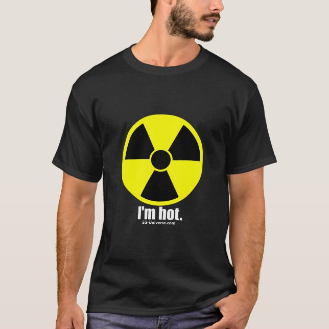I'm Hot Men's Dark Shirt (Front)