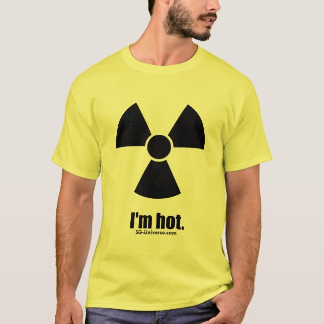 I'm Hot Men's Light Shirt (Front)