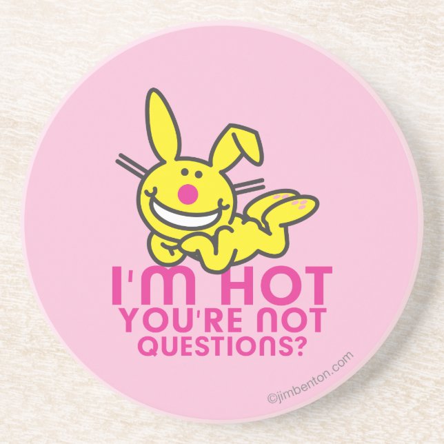 I'm Hot You're Not Sandstone Coaster (Front)