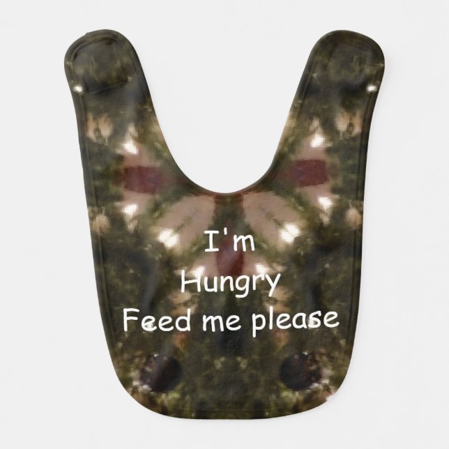 I'm hungry bib baby (Front)