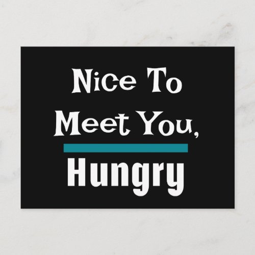 Im Hungry Dad Joke Postcard