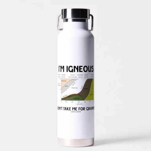 Im Igneous Dont Take Me For Granite Water Bottle