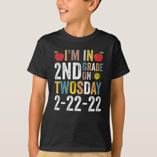 Im in 2nd Grade On Twosday February 22nd 2022 T_Shirt