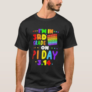 I'm In 3Rd Grade On Pi Day 3.14 Pi Math Teacher Ki T-Shirt