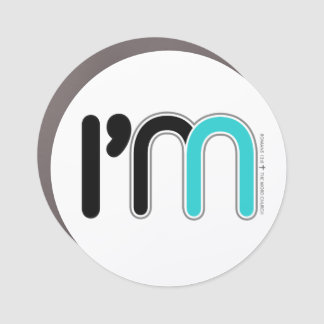 I'm In - Car Magnet Size: 3" x 3" Small Circle