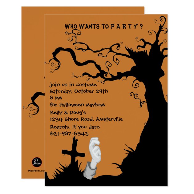 I'm In Halloween Party Invitation