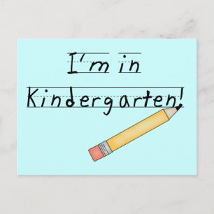 I'm in Kindergarten Tshirts and Gifts Postcard