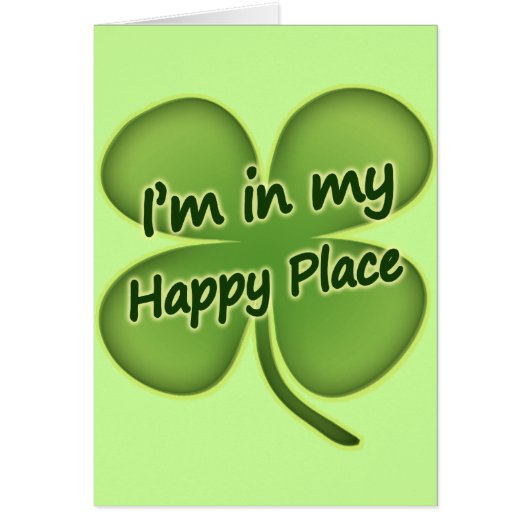 I'm In My Happy Place Cards (Front)