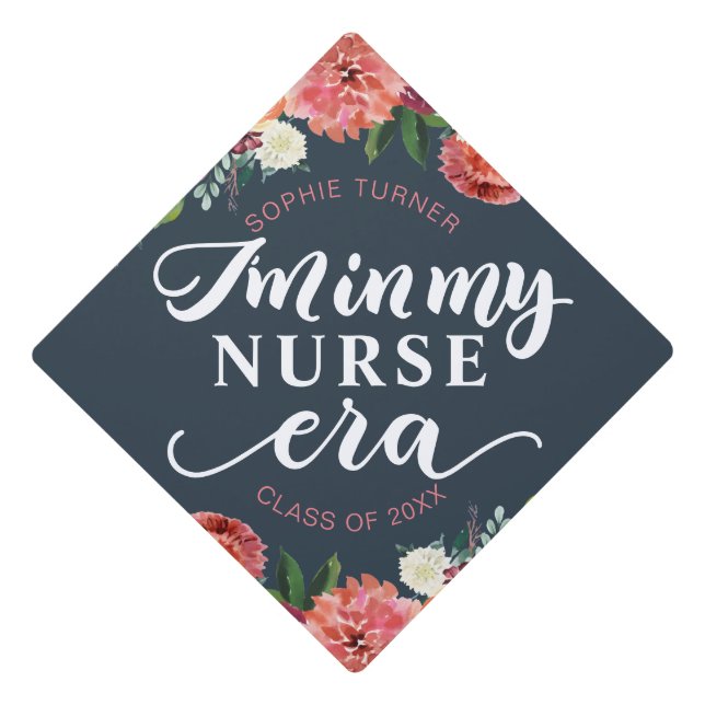 I'm in my nurse era - Graduation cap (Front)
