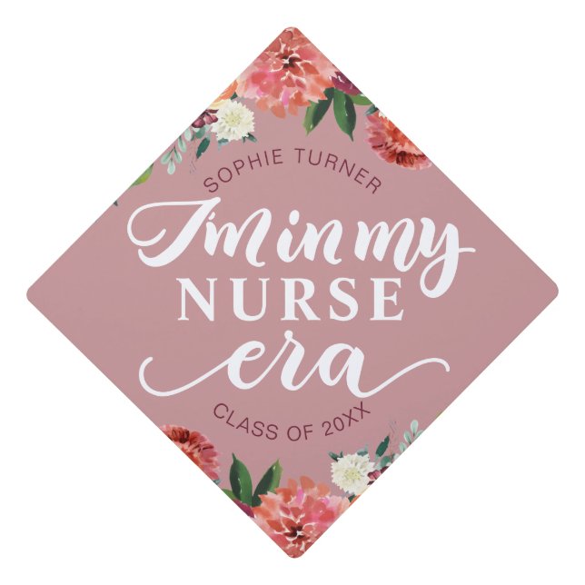 I'm in my nurse era - Graduation cap (Front)