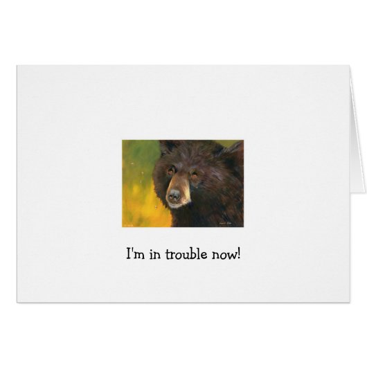 I'm in trouble now! cards (Front Horizontal)
