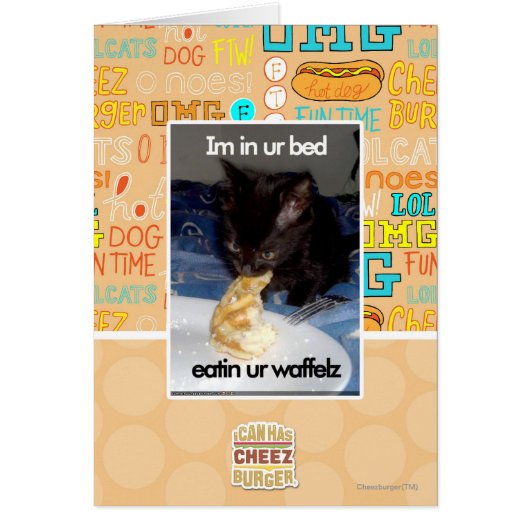 Im in ur bed cards (Front)