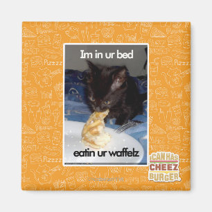 Im in ur bed magnet