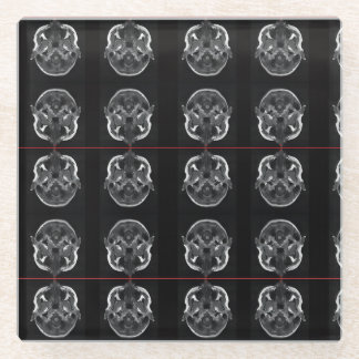 im in your head xray mri scan medical glass coaster