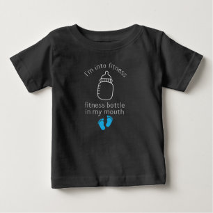 I'm into fitness fitness bottle in my mouth Funny Baby T-Shirt