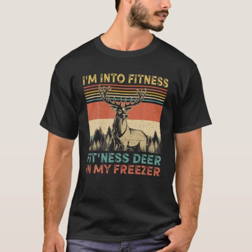 Im Into Fitness Fitness Deer In My Freezer Men W T_Shirt