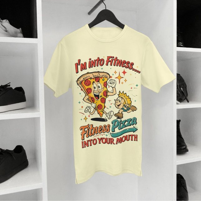 I'm Into Fitness Fit'ness Pizza In My Mouth   Tri-Blend Shirt (Creator Uploaded)