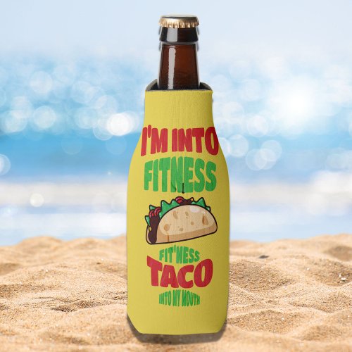 Im Into Fitness Fitness Taco In My Mouth    Can  Bottle Cooler
