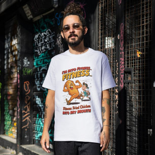 I'm Into Fit'ness Fried Chicken In My Mouth Tri-Blend Shirt
