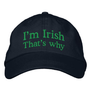 I'm Irish Embroidered Baseball Cap
