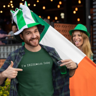 I'm Irish-ish Today St Patrick's Day Minimalist T-Shirt