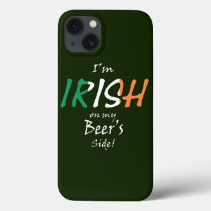 I'm Irish On My Beer's Side wt Irish Flag iphcnt iPhone 13 Case