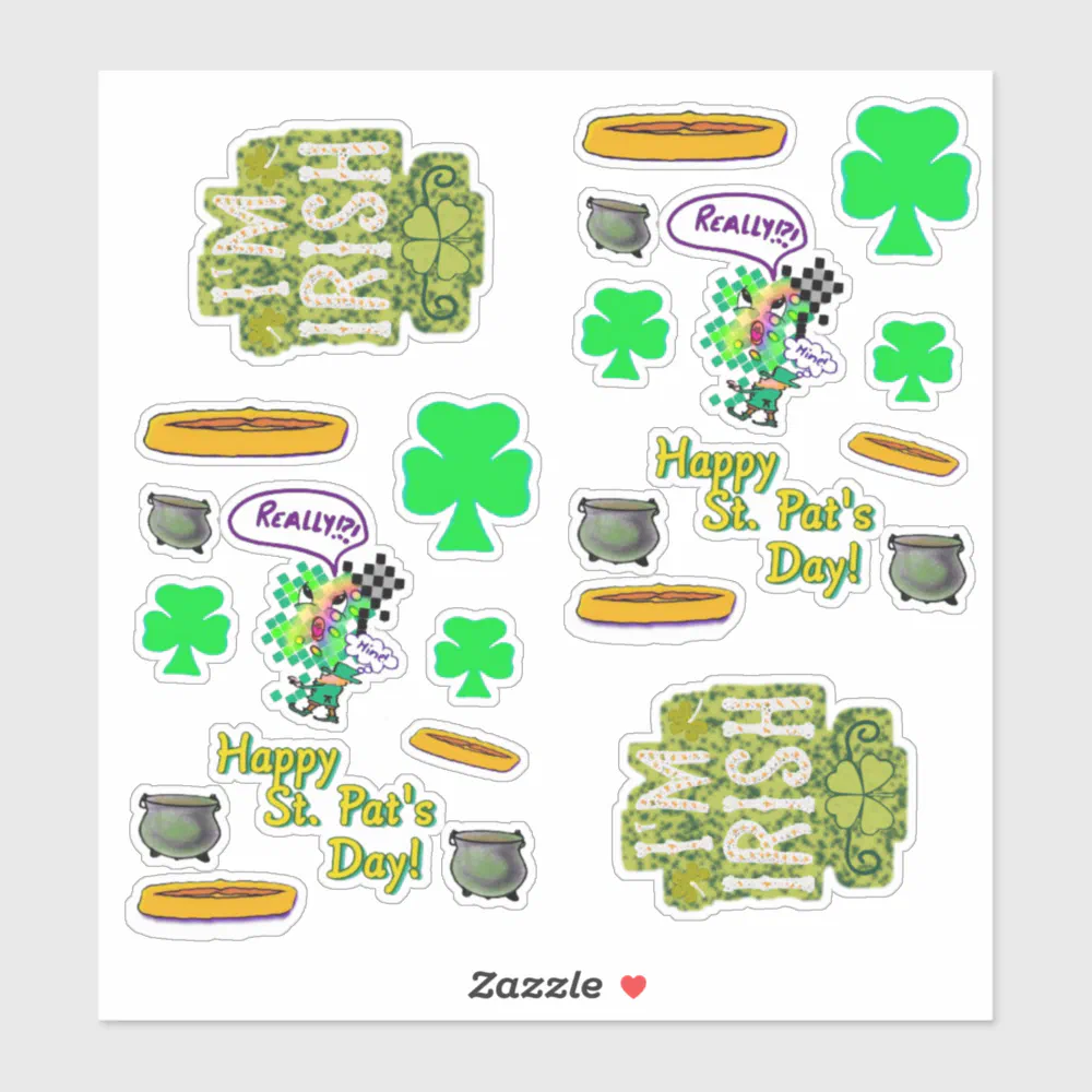 I'm Irish!  Sticker