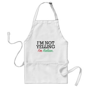 I'm Italian Adult Apron