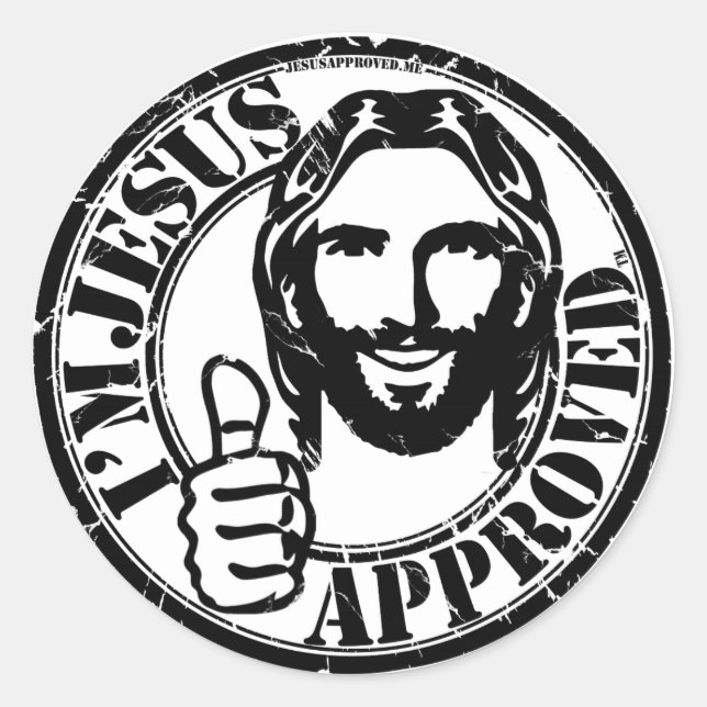 I'm Jesus Approved Sticker (Front)