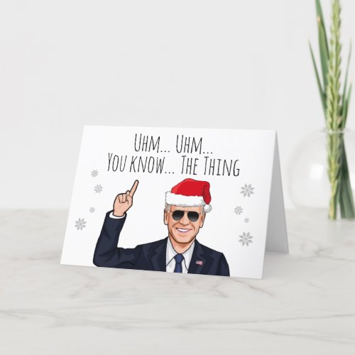 Im Joe Christmas Have a Merry Biden Card