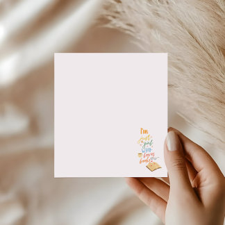 I'm just a girl who loves books notepad