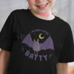 I'm Just A Little Batty Funny Halloween Bat Pun T-Shirt<br><div class="desc">Ready to go batty this Halloween? This 'I'm Just A Little Batty' funny Halloween shirt is the perfect funny pun for your spooky celebrations. With a cute bat design,  it's a great gift idea for fellow Halloween lovers.</div>