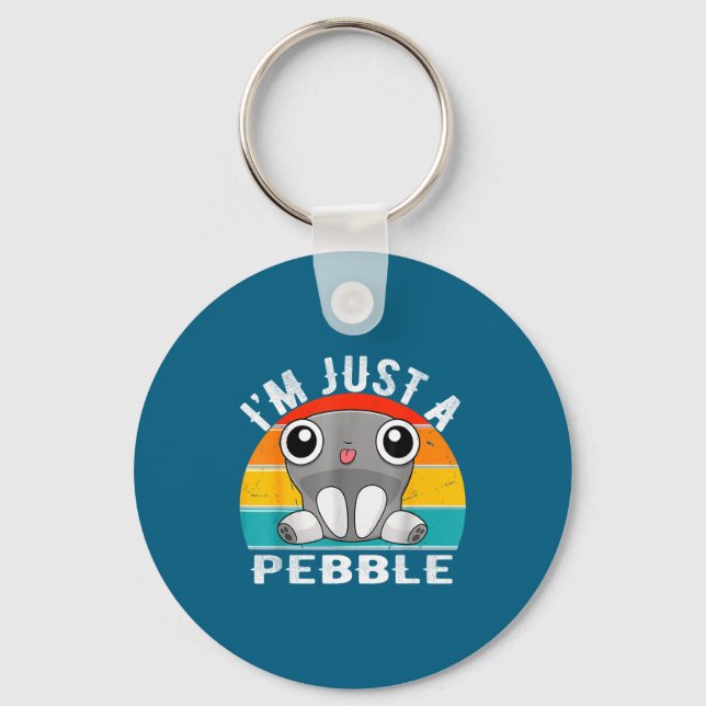 I'm Just A Pebble Kids  Keychain (Front)