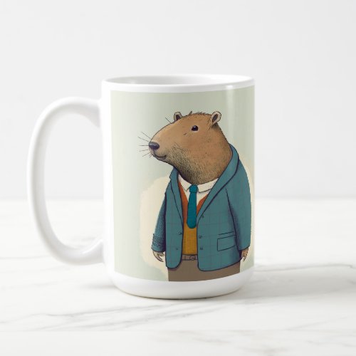 Im Just Capy to Be Here Capybara Mug