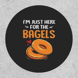 I'm Just Here for the Bagels Jewish Food Patch