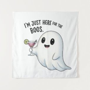 I'm Just Here for the Boos Halloween Tapestry