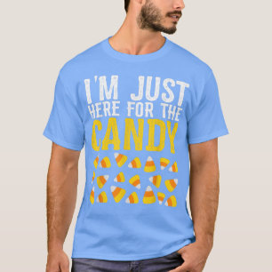 I'm Just Here For The Candy Halloween Costumes Gif T-Shirt