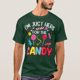 I'm Just Here For The Candy Halloween Cute Lollipo T-Shirt